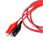 Test Lead Wire Manufacturer - 1 Meter Red and Black Alligator Clips Jumper for Multimeter