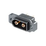 Panel Mount Connector Manufacturer - 10pcs XT60EW-M Black Male Plug for RC Drone FPV Racing