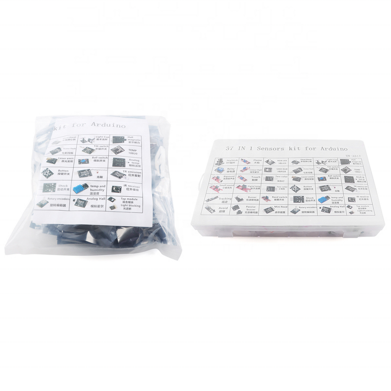 Sensors Kit Manufacturer - 37 in 1 for Arduino Programming Project DIY Electronics Laboratory Smart Beginner Kit