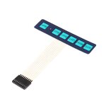 Membrane Switch Manufacturer - Display Switch Matrix Keyboard Key Control Panel 6 Key with Light