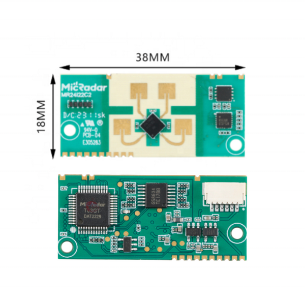 Radar Sensor Manufacturer - R24ETT1 Trajectory Tracking 2.4G Millimeter Wave Human Presence Sensing Linkage Perception