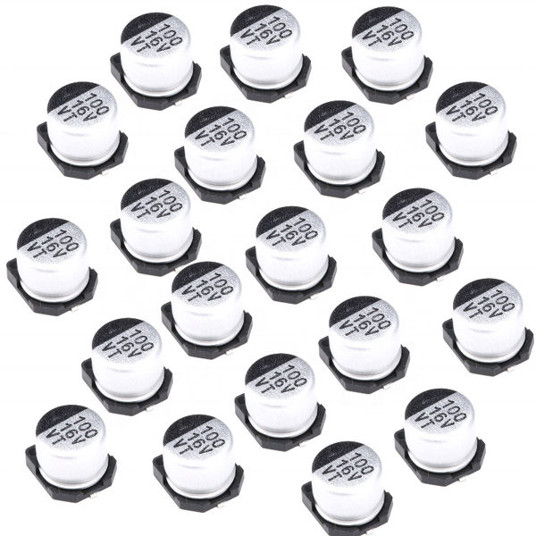 SMD Aluminum Electrolytic Capacitor Manufacturer - 20pcs 16V 100uF Volume 6.3x5.4mm