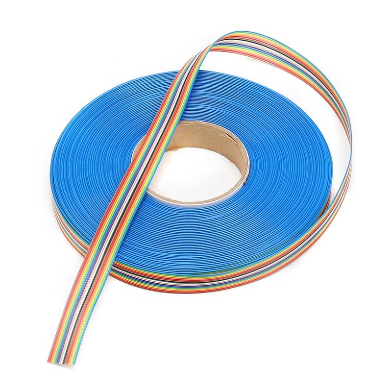 Flat Ribbon Cable Manufacturer - 1 Meter 1.27mm Pitch 10P 14P 16P 20P 26P 34P 40P 50P Way for PCB