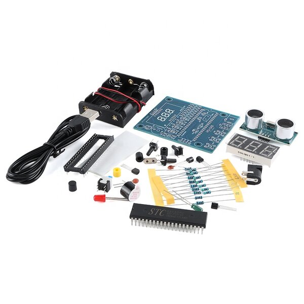 Ultrasonic Rangefinder Kit Manufacturer - DIY 0-4M Distance Measuring Car Reverse Radar Alarm 51 Single Chip STC