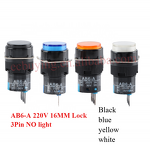 Push Button Switch Manufacturer - 16mm 24/220V Momentary Self-locking Self-reset On Off Power