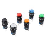 Push Button Switch Manufacturer - 16mm 24/220V Momentary Self-locking Self-reset On Off Power