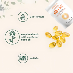 Vitamin D3 K2 Capsules Manufacturer - OEM/ODM 2-in-1 Formula