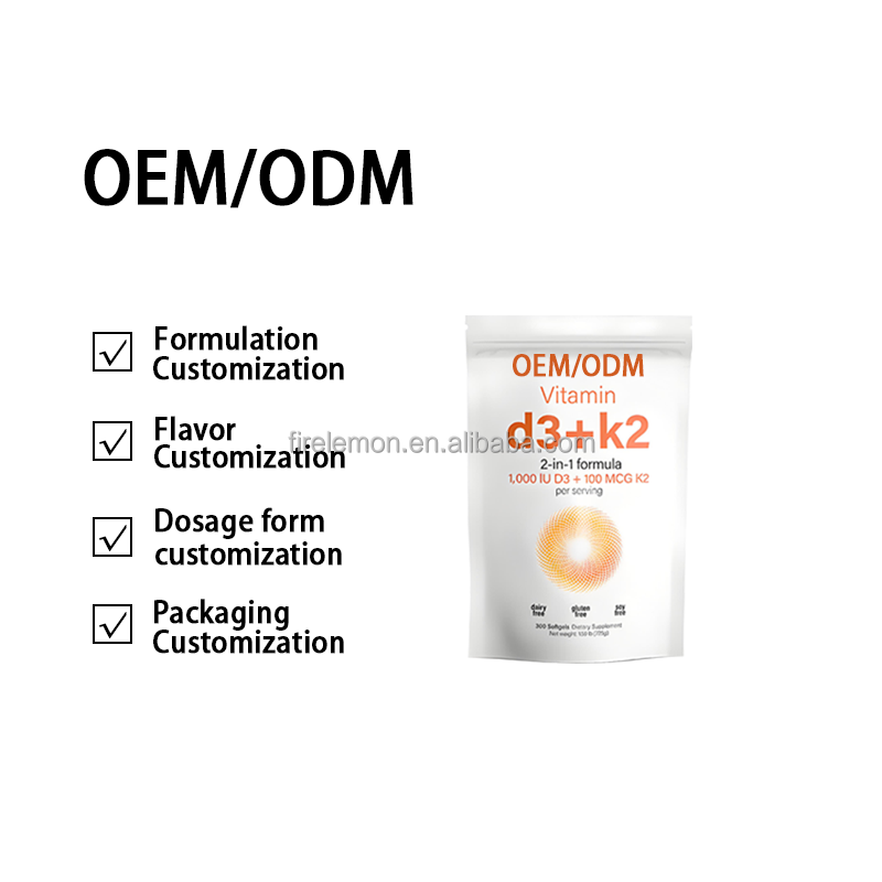 Vitamin D3 K2 Manufacturer - Hot Sale 120pcs Immune