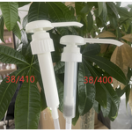 Plastic Dispenser Pump Manufacturer - White PP for Liquid 38/400 38/410 for Hand Wash Sauce Syrup Lotion Shampoo