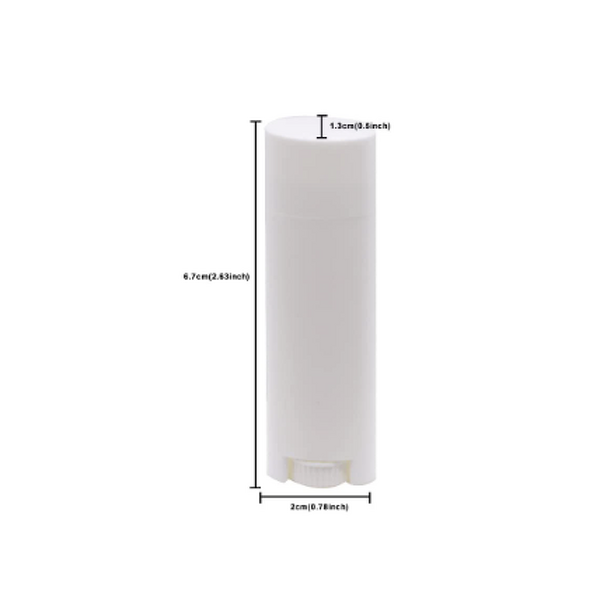 Lip Balm Tube Manufacturer - Oval Empty Plastic for Homemade Lipstick Deodorant Lotion Stick