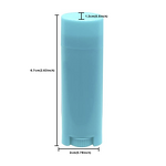 Lip Balm Tube Manufacturer - Oval Empty Plastic for Homemade Lipstick Deodorant Lotion for Cosmetics Eye Cream