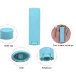 Lip Balm Tube Manufacturer - Oval Empty Plastic for Homemade Lipstick Deodorant Lotion for Cosmetics Eye Cream