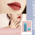 Lip Balm Tube Manufacturer - Oval Empty Plastic for Homemade Lipstick Deodorant Lotion for Cosmetics Eye Cream