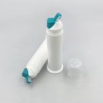 Toothpaste Vacuum Bottle Manufacturer - Stock 60g 100g 120ml Vertical with Pump Customizable Logo Daily Chemical