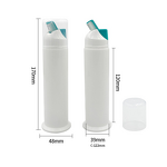 Toothpaste Vacuum Bottle Manufacturer - Stock 60g 100g 120ml Vertical with Pump Customizable Logo Daily Chemical