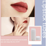Lip Balm Tube Manufacturer - Oval Empty Plastic for Homemade Lipstick Deodorant Lotion Stick
