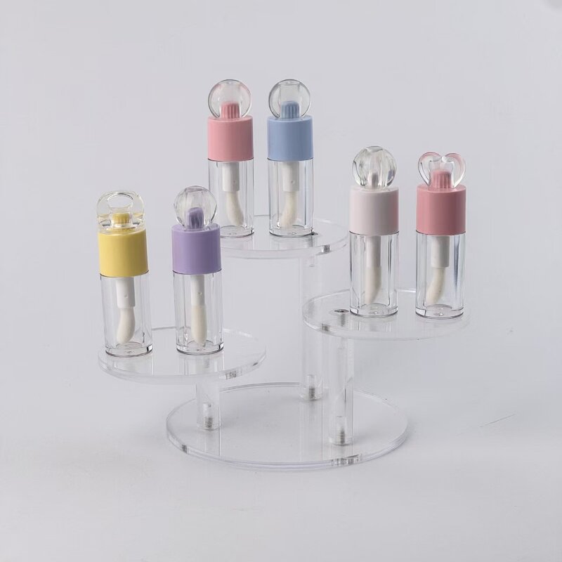 Lip Gloss Container Manufacturer - Custom for Clear Ball Shape with Cap and Brush Sealed Box