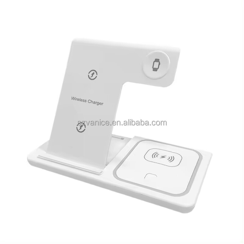 Wireless Charger Manufacturer - Qi2 3In 1 Magnetic Stand for Smartphone and Watch