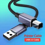 Printer Cable Manufacturer - USB A to B Male 2.0 Gold Plated