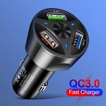Car Charger Manufacturer - 3 USB Port QC 3.0 Quick Charge Portable