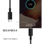 USB C Cable Manufacturer - Original 3A 25W Fast Charging Cable for Samsung S20 S10 Note 10