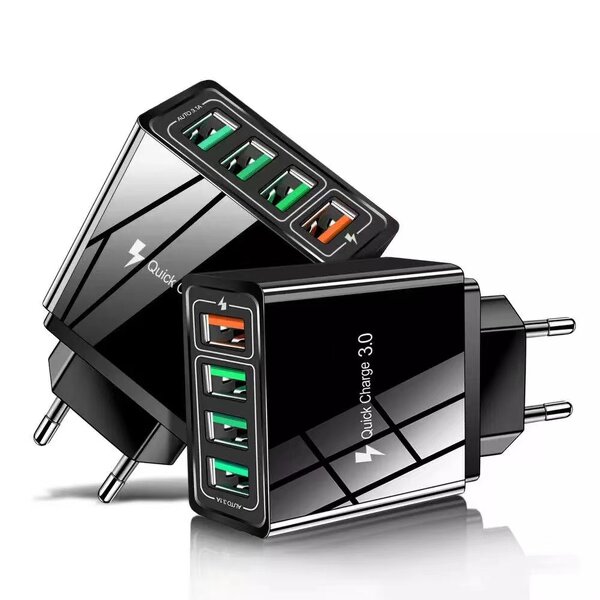 Wall Charger Manufacturer - 4 USB Port QC 3.0 30W Quick Charge Adapter