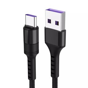 USB C Cable Manufacturer - 0.25M 1M 2M Nylon Braided 5A Super Fast Charging for Huawei