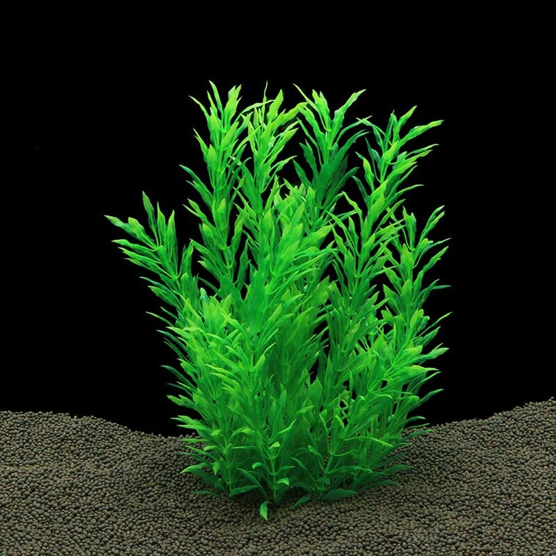 Aquarium Plants Manufacturer - 12.6 Inch Tall 7.09 Artificial Plastic Fish Tank Decoration for All Fish