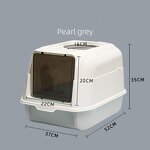 Cat Litter Box Manufacturer - New Large Fully Enclosed Deodorizing Detachable Top-out Cat Toilet