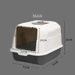 Cat Litter Box Manufacturer - New Large Fully Enclosed Deodorizing Detachable Top-out Cat Toilet