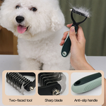 Pet Grooming Kit Manufacturer - 8 in 1 Tools Set with Bath Brush Nail Clipper Shedding Brush