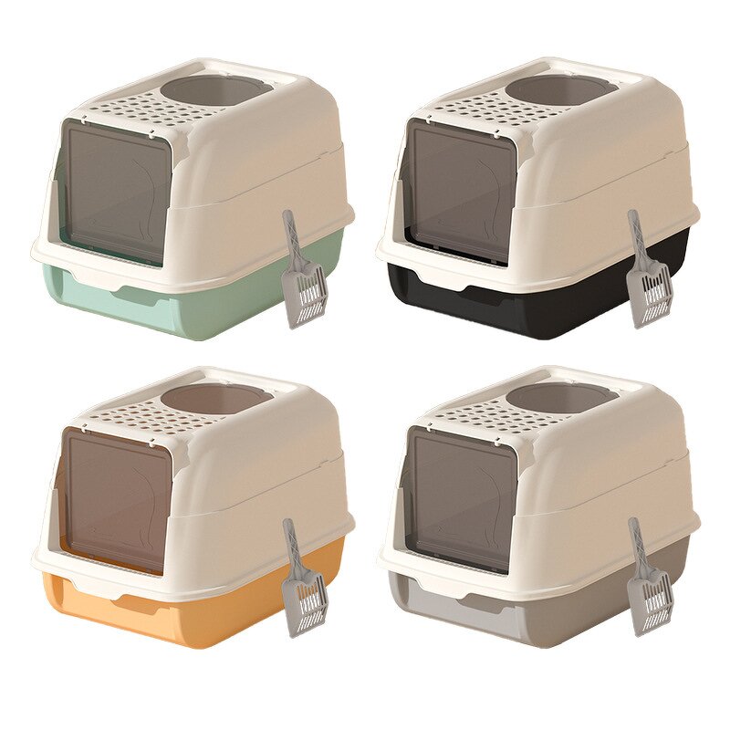 Cat Litter Box Manufacturer - New Large Fully Enclosed Deodorizing Detachable Top-out Cat Toilet