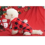 Pet Winter Clothes Manufacturer - Thickened High-elasticity Four-legged Christmas Dog Clothes
