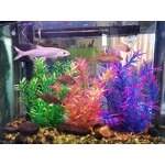 Aquarium Plants Manufacturer - 12.6 Inch Tall 7.09 Artificial Plastic Fish Tank Decoration for All Fish