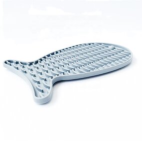 Pet Lick Mat Manufacturer - Fish-Shaped Silicone Slow Feeding Cat Licking Mat Feeder with Suction Cup