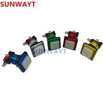 Arcade Push Button Manufacturer - 32x32mm Square RGB LED Game Switch Rectangle for Coin Pusher Accessory