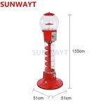 Commercial Gumball Machine Manufacturer - Best for Sale Multiple Colors 133cm Height for Kids