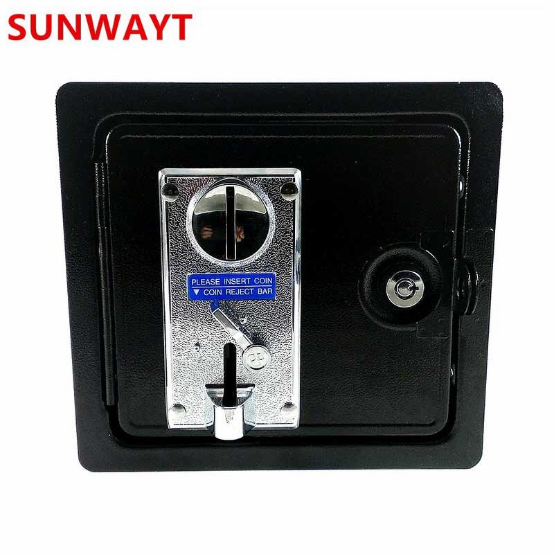 Coin Door Manufacturer - Small with Coin Mechanism and Tubular Cam Lock for Arcade Game