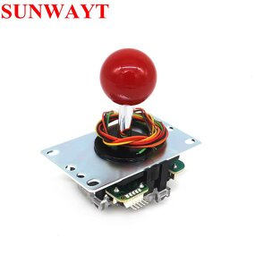 Sanwa Joystick Manufacturer - Original Japan JLF-TP-8YT Fighting Rocker with Topball and 5 Pin Wire for JAMMA Arcade DIY