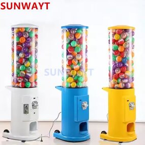 Gumball Machine Manufacturer - Coin Operated Candy Dispenser Capsule Toys Bouncy Ball Vending for Kids