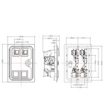 Coin Door Manufacturer - Baolian American Style Arcade Dual Entry with Quarter Coin Acceptor for Arcade Replacement Iron