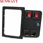 Coin Door Manufacturer - Baolian American Style Arcade Dual Entry with Quarter Coin Acceptor for Arcade Replacement Iron