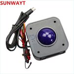 Trackball Mouse Manufacturer - USB Illuminated LED 4.5cm Round for Arcade Game Coin Operated with Screws