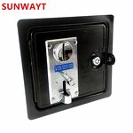 Coin Door Manufacturer - Small with Coin Mechanism and Tubular Cam Lock for Arcade Game