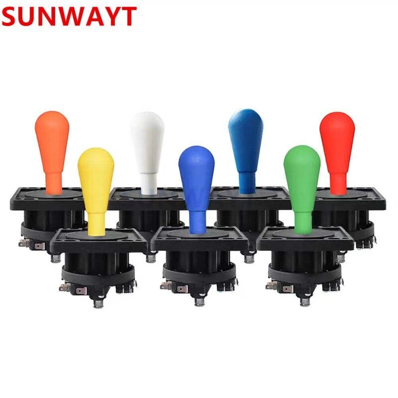 Arcade Joystick Manufacturer - American Style 4/8 Way HAPP Fighting Stick 8 Colors Top Ball for PC MAME PS4 Coin Operated