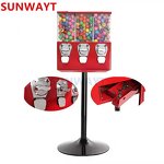 Vending Machine Manufacturer - Triple Candy Gumball Hot Sale Capsule Coin Operated Game