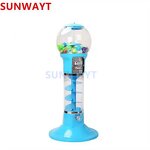 Gumball Vending Machine Manufacturer - 110 cm Height Coin Operated Spiral Bouncing Ball Capsule Toys Candy