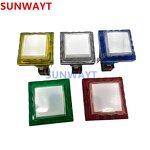 Arcade Push Button Manufacturer - 32x32mm Square RGB LED Game Switch Rectangle for Coin Pusher Accessory