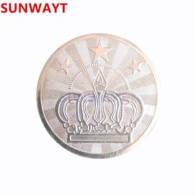 Coin Pusher Tokens Manufacturer - 23mm 24mm 25mm Stainless Steel Crowns for Coin Operated Games Vending Accessories