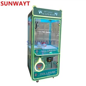 Claw Crane Game Machine Manufacturer - Large Transparent Metal Claws Panda-Theme Arcade Commercial Doll Catching Coin Operated